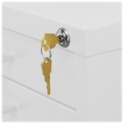 Safco Products Company Lock Kit, for 5-Drawer Flat Files, w/ 2 Keys