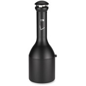 Rubbermaid Commercial Products Smoking Receptacles, 13"x39", Weather Resistance, Black