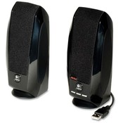 Logitech, Inc Digital Speaker System, USB 2.0, Volume Control, Black