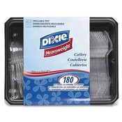 Dixie Foods Cutlery Keeper,w/ Tray,60 ea Forks/Knives/Teaspoons,180/PK