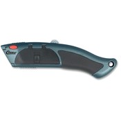 Acme United Corporation  Auto-Load Utility Knife, w/ Rubber Grip, 10-Blade Chamber