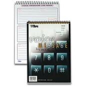 Tops Business Forms Spiral Voice Message Log, 6'x9', 50 Sheets/BK, White Wholesale Bulk