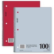 Mead Notebook,1 Subject,College Ruled,100 Shts,8-1/2x11,Asst. Wholesale Bulk