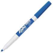 Sanford Ink Corporation Dry-erase Markers, Fine Point, Nontoxic, Blue