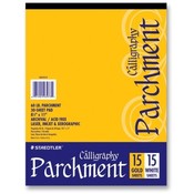 Staedtler, Inc. Calligraphy Parchment Paper,60lb,Letter,15 Gold/15 White