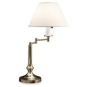 Ledu Corporation Swing Arm Light,22"H,Adjustable,8-1/2"x12-1/4"x12-1/2",Brass