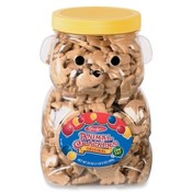 Marjack Bear Cookie Jar,w/ Animal Crackers,Re-usable Container,24oz.