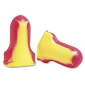 R3 Safety Foam Ear Plugs,Reusable,T-Shape,Uncorded,200/BX,Pink/Yellow
