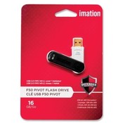 Imation Pivot Flash Drive, USB 2.0, 16GB, Software Encryption