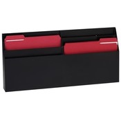 Rubbermaid  6 Pocket Organizer,Letter Size,24-5/8"x2-3/4"x11-1/2",Black