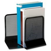 Rolodex Corporation Mesh Metal Bookends, 5-1/4'x61-1/4'x5', Black Wholesale Bulk