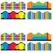 Trend Enterprises  Color Collage Themed Trimmer, 12 Panels, 156' Long, Multi