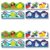 Trend Enterprises  Terrific Trimmers,Pre-cut,Reusable,Four Seasons,156',4/PK