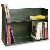 Buddy Products Book Rack, Two Tier, 30-1/8'x10-1/2'x20', Black Wholesale Bulk