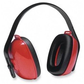 R3 Safety Ear Muffs, 3-Positions, Adjustable Crown, Red/Black Wholesale Bulk