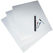 Pacon Corporation  Poster Board, 4-Ply, 22"x28", 2-Sided, 25/CT, White