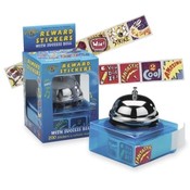 Pacon Corporation  Rewards Success Bell Sticker Dispenser, 1"x1", 200 Stickers