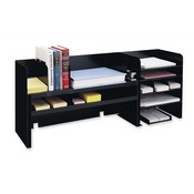 MMF Industries  Desk Organizer w/Dividers, 47-1/4"x9-1/2"x18-3/8",Black