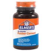 Elmer's Products Inc  Rubber Cement, Plastic Bottle w/ Brush, 4 oz.