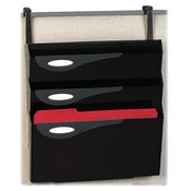 Rubbermaid  Super File Hanger Set,1 Hanger,1Pocket,16"x6"x21-1/8",Smoke