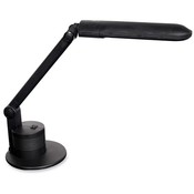 Ledu Corporation Fluorescent Desk Lamp, 1 Tube, 17-1/2"H, Black