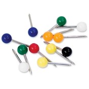 Gem Office Products, LLC.  Round Map Tacks, 3/16" head, 3/8" Long, 250/BX, Assorted