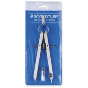 Staedtler, Inc.  Comfort Compass,w/ Spare Lead,3-1/4"x1/2"x7-1/2",Nickel