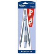 Staedtler, Inc.  Stick Compass,6-1/4"L,12"Dia,Metal Barrel,Rubber Grip,Silver