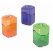 Baumgartens Dual Sharpener, w/ Receptable, 2-1/8', Assorted Wholesale Bulk