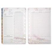 Franklin Covey  Planner Refill,Daily,2PPD,Jan-Dec,Blooms,4-1/4"x6-3/4"