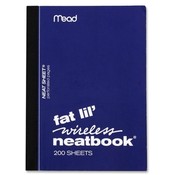 Mead Neatbook, College Ruled, 200 Sheets, 5-1/2x4, Assorted Wholesale Bulk