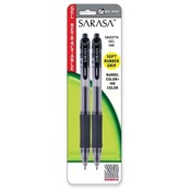Zebra Pen Corporation Gel Pen, Retractable, Medium Point, .7mm, 2/PK, Black Wholesale Bulk