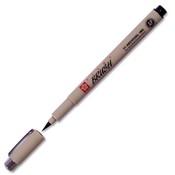 Sakura of America Marker, Brush Tip, Water/Fade Proof, Black