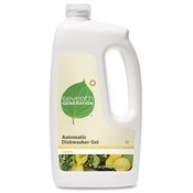 Seventh Generation Dishwasher Gel, 42oz., Non-Toxic, Lemon