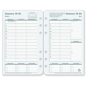 Franklin Covey  Original Refill Pages,Compact,2PPW,Jan-Dec,4-184"x6-3/4",WE