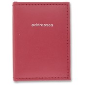 Mead  Mini Telephone Address Book, Vinyl, 3"x4", Assorted