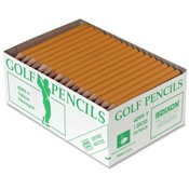 Dixon Ticonderoga Company Golf Pencil, 3-1/2" L,No. 2 Core,Pre-sharpened,144/BX,Yellow