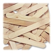 Chenille Kraft Company  Wood Craft Sticks, Jumbo, 6"x3/4", 500/BX, Natural