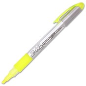 Zebra Pen Corporation Highlighter, w/ Rubber Grip, Chisel Tip, Yellow Wholesale Bulk