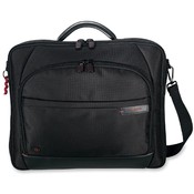 Samsonite Corporation Shock Absorber Briefcase, 17-1/2'x6'x13-1/2', Black/Red Wholesale Bulk