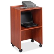 Safco Products Company  Lectern/Media Stand, 21-1/4"x17-1/2"x33-3/4", Cherry
