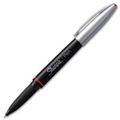 Sanford Ink Corporation Grip Pen,w/ Metal Clip,Fine Point,Permanent,Red Ink/Barrel