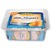 Alacer Corp. Vitamin Drink Mix, Vitamins C/B, 1000 mg, 50ea/PK, Orange