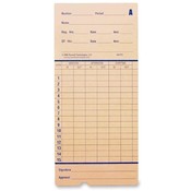 Pyramid Technologies, Inc. Time Cards, for 2600 Time Recorder, 100/PK, Tan
