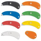Pacific Handy Cutter  Pocket Safety Cutter, Auto-Retract, Foldable, 12/PK, Asst
