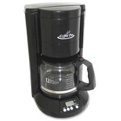 CoffeePro Coffeemaker, 12-Cup, 10"x9"x14", Black