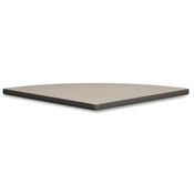 HON Company 90 Degree Connector,w/ Attachment Brackets,30"Deep,Gray