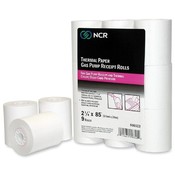 NCR Paper Calc./Cash Register Roll,Thermal Pos Grade,2-1/4"x85',9/PK
