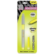 Zebra Pen Corporation Stainless Steel Highlighter, Refillable, Chisel Tip, Yellow Wholesale Bulk