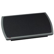 3M Commercial Office Supply Div. Adjustable Footrest, Nonskid, 22"x14"x4-4-3/4", Charcoal